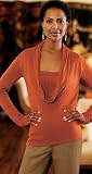 LIGHTWEIGHT COWLNECK SWEATER