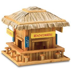 Beachcombers Tiki Bar Birdhouse-2pack