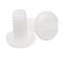 Acetal Machine Screw, Pan Head, Slotted Drive, #4-40, 1/4" Length (Pack of 10)