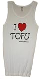 I Love Tofu Women's Tank (Vegan & Cruelty-Free), Medium