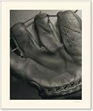 Baseball Glove Art Poster by Ed Goldstein - 24 x 20