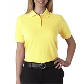 8530 UltraClub Ladies Short Sleeve Pique Polo