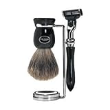 The Art of Shaving Compact Shaving Set Black & Nickel