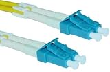 NEW LC / LC, Single Mode, Duplex Fiber Optic Cable, 15 Meter (Fiber Optic Cable / Adapter)