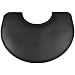 Tough Guy Polyurethane Anti-Fatigue Stylist Mat, Half Round with Round Chair Base Cut Out, Black