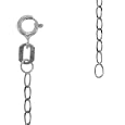 14K White Gold 16 Inch Chain Link Necklace