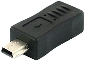 Micro Female to Mini Male USB Converter Adapter M/f 2.0 5 Pin Charger Plug