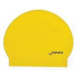 Finis Solid Latex Swim Cap (Yellow)
