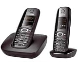 Siemens - Gigaset C590 Duo - Téléphone sansfil DECT sans répondeur - Noir
