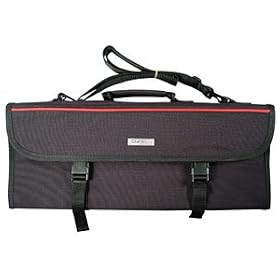 <b>Knife Case, 17 Pockets, Black</b>