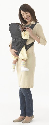モンベベ seven style 子守帯 デニム ブラック L1500