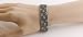 New ROBERTO COIN 18K White Gold Diamond & Black Sapphire Bracelet