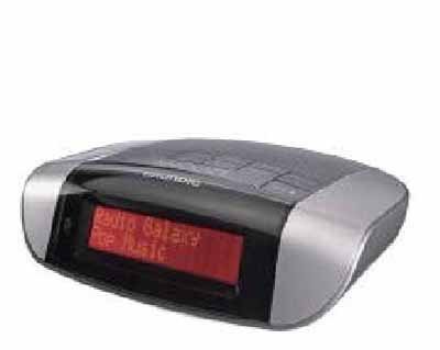 Grundig Sonoclock 660 Uhrenradio schwarz/silber