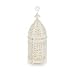 Helensgate Cream Metal Lantern with Curly Top Small