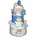 Baby Shower Cakes Three Tier Prince Diaper Cake