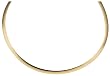 14k Gold Reversible 5mm Omega Necklace, 18"