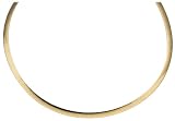 14k Gold Reversible 5mm Omega Necklace, 18\
