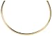 Jewelry : 14k Gold Reversible 5mm Omega Necklace, 18"