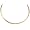 319EH572ZYL. SL75 AA30  14k White and Yellow Gold Reversible 5mm Omega Chain Necklace, 18"