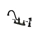 Kitchen Faucet with Sprayer- Oil Rubbed Bronze(8)