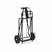 Office Products : Luggage Cart, 175-lb. Capacity, 12 x 10-3/4 Platform, Black/Chrome Trim