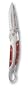 Winchester 22-09436 2.25" Clip Folder Serrated w/ Carabiner Clip