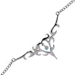 TRIBAL HEART No. 1 Solar Blue Gem BACK Belly Chain