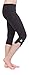 Hard Tail Rolldown side slinger capri pants (charcoal)