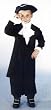 Brown Deluxe Colonial Boy Costume - Great Ben Franklin Costume Too! (Brown although appears black in picture)