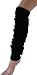 Acrylic Leg Warmers: Solid Black Legwarmers