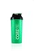 Core150 Attitude Shaker - Green - 35oz Protein Shaker Bottle. Contains easy stack removable storage with 3 compartments