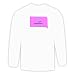 Long Sleeve T-shirt with map, united, states Large White