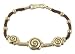 Bracelet, 'Silver Snails' 7 L
