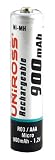 UniRoss 4 x AAA Ni-Mh 900 mAh Rechargeable Batteries