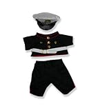 Teddy Bear Marine Uniform fits most Webkinz, Shining Star and 8-10 Make Your Own Stuffed Animals