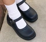 Josmo Girl's Genuine Leather Mary Janes School / Dress Shoes Navy