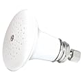 Chrome White Ceramic 5-1/4” Showerhead