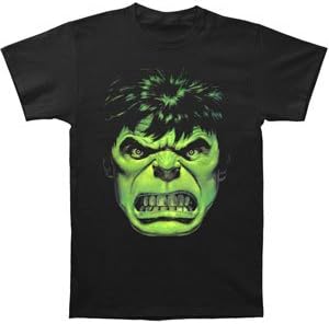 ImpactMerchandising Men's Hulk Angry Face T-Shirt