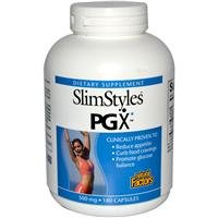 Natural Factors, Slim Styles PGX, 500 mg, 180 Capsules 