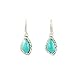 Turquoise Stone Tribal Drop Earrings Fashion Jewelry