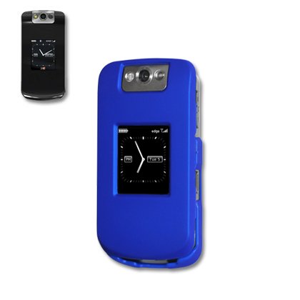 New Fashionable Perfect Fit Hard Protector Skin Cover Cell Phone Case for Blackberry 8220 T-mobile,AT&T – Navy Blue