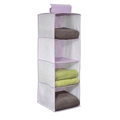 WENKO 4610004100 W�schesortierer Lavendel - mit Duft zur Mottenabwehr, atmungsaktives Vlies, 30 x 84 x 30 cm, wei�-lavendel