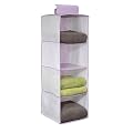 WENKO 4610004100 W�schesortierer Lavendel - mit Duft zur Mottenabwehr, atmungsaktives Vlies, 30 x 84 x 30 cm, wei�-lavendel