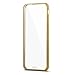 iPhone 6 6s Case, Akiko [Slim Cushion] iPhone 6 6s (4.7)Shock-Absorbing Bumper Case with Clear Back Panel Protective Cover- Retail Packaging - Clear / Champagne Gold