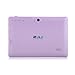 iRULU eXpro X1 7 Inch Quad Core Google Android 4.4 Tablet PC, 1024*600 Resolution, with Dual Cameras, Wi-Fi, Games, 8GB ROM (Purple)
