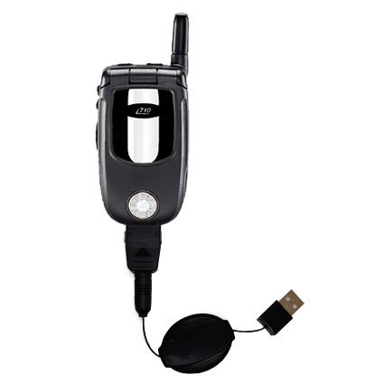 Retractable USB Cable for the Nextel i710 with Power Hot Sync and Charge capabilities - uses Gomadic TipExchange Technology