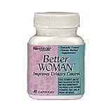 Interceuticals Betterwoman Herbal Urinary and Bladder Support for Women -- 40 Capsules