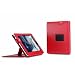 CTCStore Leather Carrying Case Cover/Folio With Built-in Stand for APPLE iPAD 3G tablet / Wifi model 16GB, 32GB, 64GB (Red)