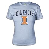 Illinois Fighting Illini Women's Ring Spun T-Shirts - Big Arch and Logo