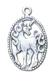 Solid Sterling Silver Unicorn Fantasy Charm (2.1g)